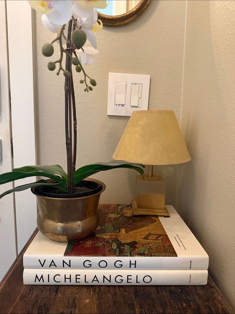 Antique Brass cache Planter Pot - brass Finish